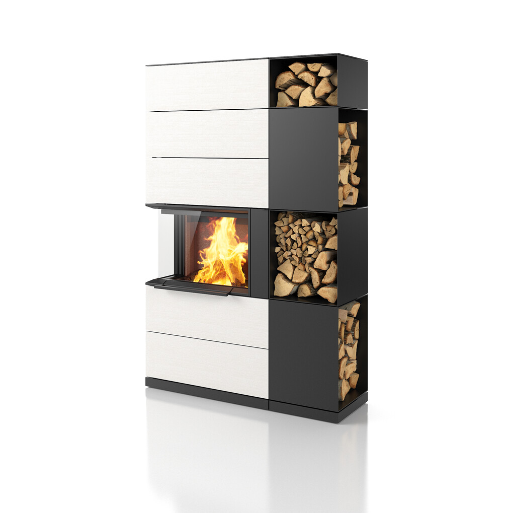 PADUA 185, Houtopslag module rechts, 2 elements gedraaid